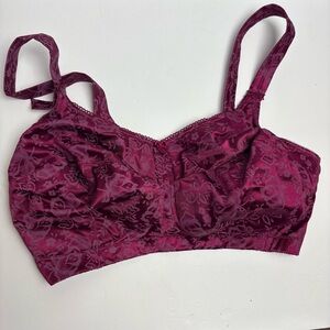 Goddess Pink Lace Bra Full Coverage Underwire 40FF GD011OWN